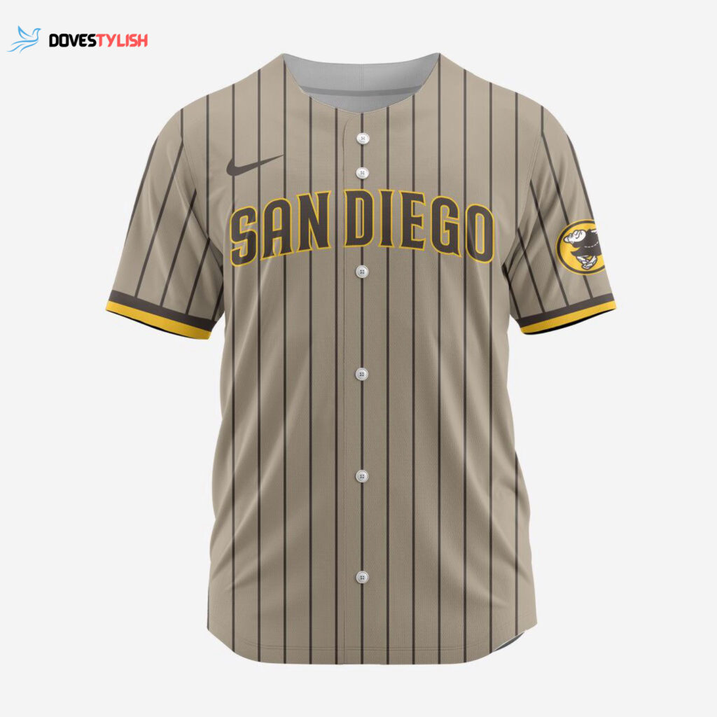 MLB San Diego Padres Personalized Alternate Baseball Jersey
