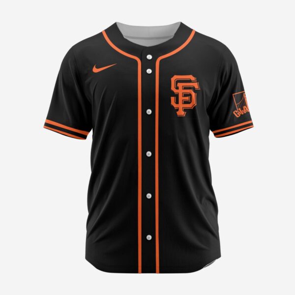 MLB San Francisco Giants Personalized Alternate 02 Baseball Jersey