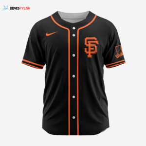 MLB San Francisco Giants Personalized Alternate 02 Baseball Jersey
