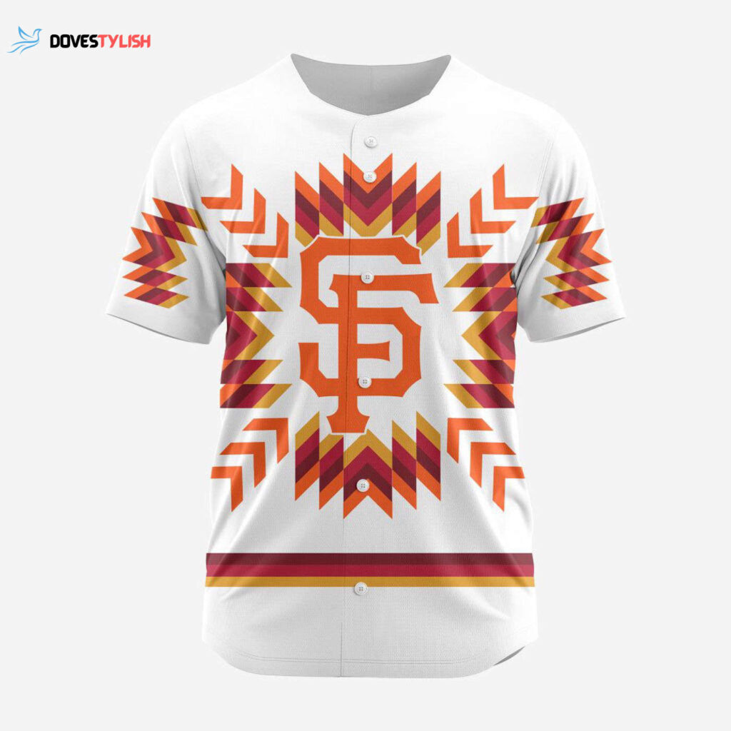 MLB San Francisco Giants Special Native Design Baseball Jersey Gift for Men Women