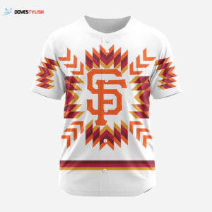 MLB San Francisco Giants Special Native Design Baseball Jersey Gift for Men Women