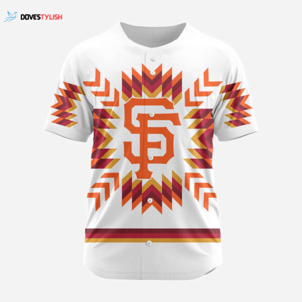 MLB San Francisco Giants Special Native Design Baseball Jersey Gift for Men Women