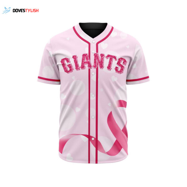 MLB San Francisco Giants Special Pink Design Fight Breast Cancer Baseball Jersey Gift for Men Women
