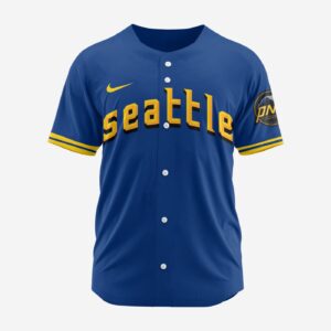 MLB Seattle Mariners Personalized 2025 City Connect Baseball Jersey Design