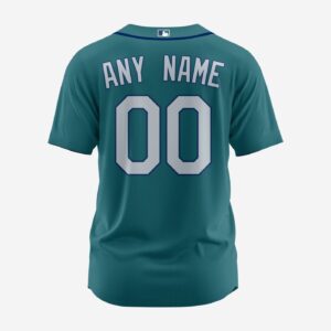 MLB Seattle Mariners Personalized Alternate 02 Baseball Jersey