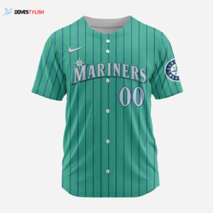 MLB Seattle Mariners Personalized Alternate Design Concept Baseball Jersey 2404