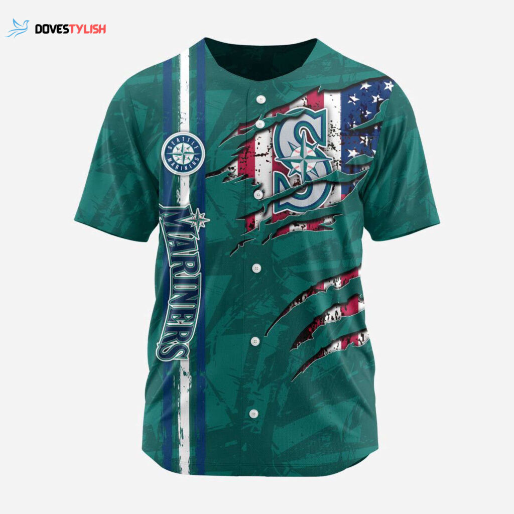 MLB Seattle Mariners Special Design Baseball Jersey Gift for Men Women