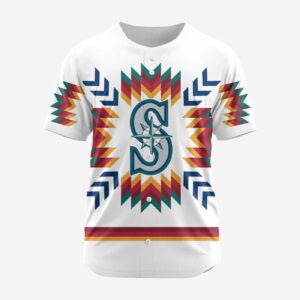 MLB Seattle Mariners Special Native Design Baseball Jersey Gift for Men Women