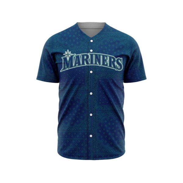 MLB Seattle Mariners Special Paisley Design Baseball Jersey Gift for Men Women