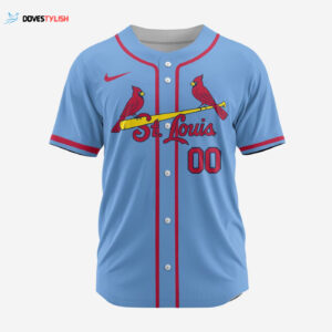 MLB St. Louis Cardinals Personalized Alternate 02 Baseball Jersey