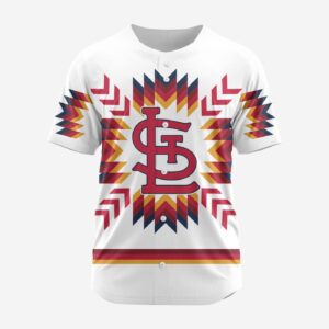 MLB St. Louis Cardinals Special Native Design Baseball Jersey Gift for Men Women