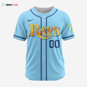 MLB Tampa Bay Rays Personalized Alternate Design Concept Baseball Jersey 2403