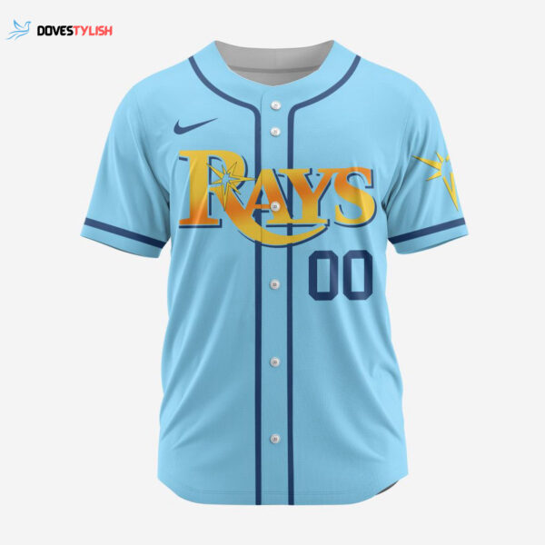 MLB Tampa Bay Rays Personalized Alternate Design Concept Baseball Jersey 2403