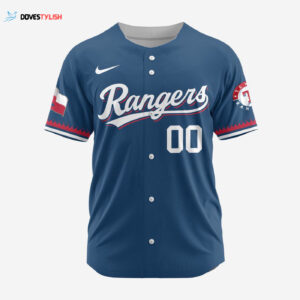 MLB Texas Rangers Personalized Alternate Design Concept Baseball Jersey 2403