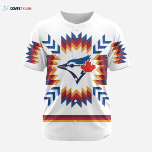MLB Toronto Blue Jays Special Native Design Baseball Jersey Gift for Men Women