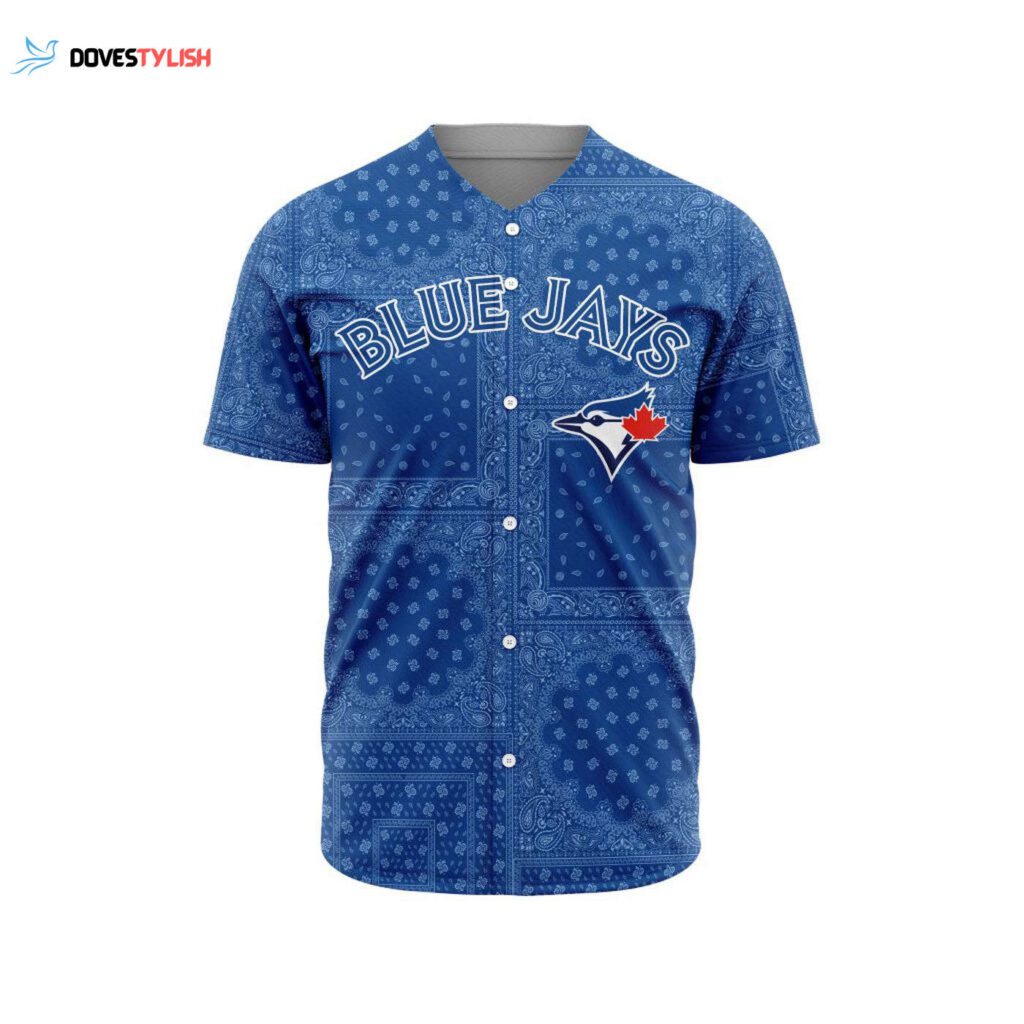 MLB Toronto Blue Jays Special Paisley Design Baseball Jersey Gift for Men Women