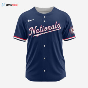 MLB Washington Nationals Personalized Alternate 02 Baseball Jersey