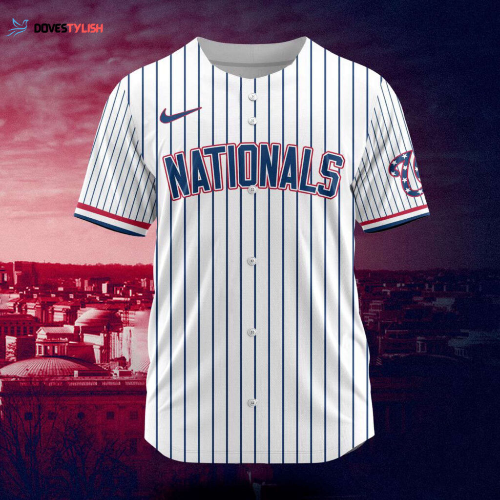 MLB Washington Nationals Personalized City Connect Concept Design Baseball Jersey Gift for Men Women