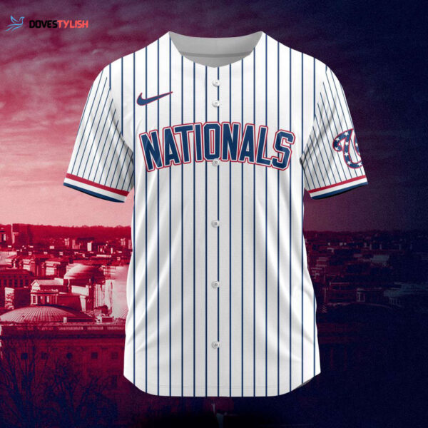 MLB Washington Nationals Personalized City Connect Concept Design Baseball Jersey Gift for Men Women