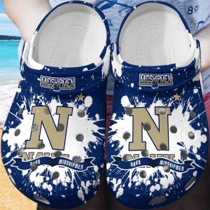 Navy Midshipmen Clog Shoes, Water Shoes - Gift for Men Women Fans - Gift for Men Women Fans