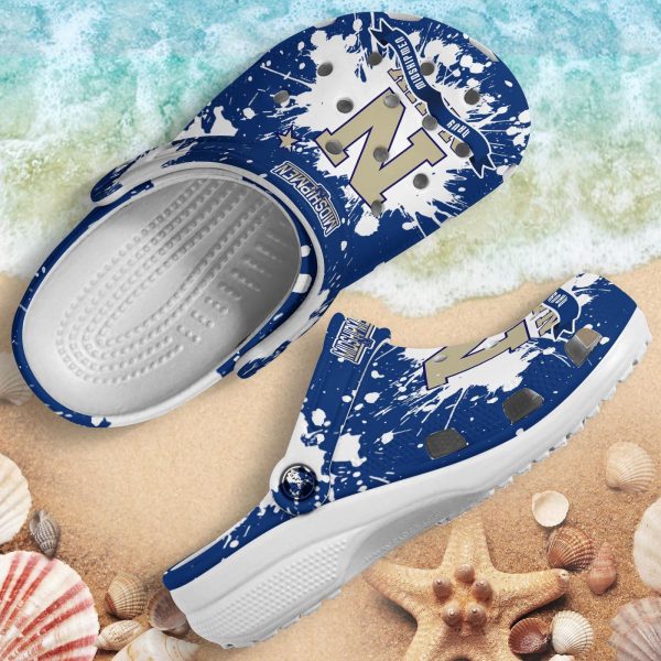 Navy Midshipmen Clog Shoes, Water Shoes – Gift for Men Women Fans – Gift for Men Women Fans