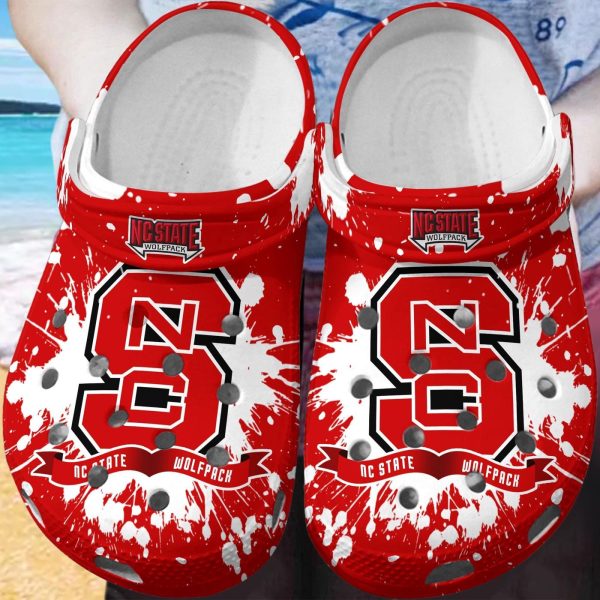 NC State Wolfpack Clog Shoes, Water Shoes – Gift for Men Women Fans – Gift for Men Women Fans