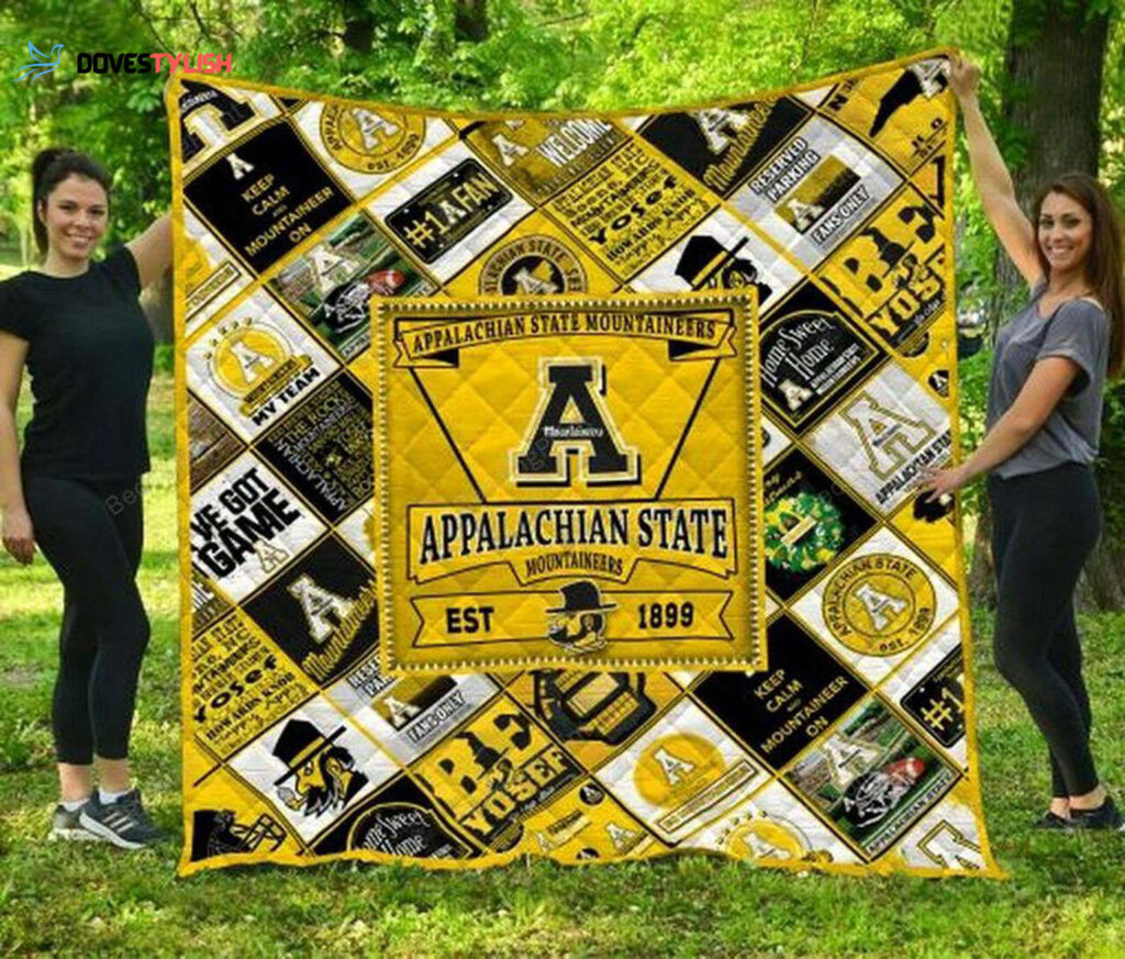 NCAA Appalachian State Mountaineers Quilt Blanket, Gift For Sports Fan, Sport Lovers Quilt NCAA Appalachian State Mountaineers Quilt Blanket, Gift For Sports Fan, Sport Lovers Quilt