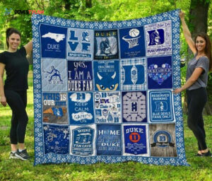 NCAA Duke Blue Devils This Is Our State Quilt Blanket, Gift For Sports Fan, Sport Lovers Quilt