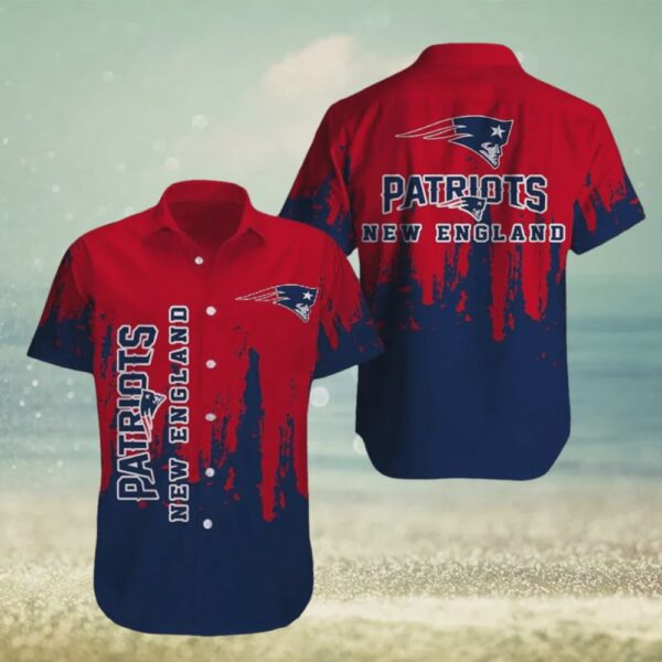 New England Patriots NFL Main Color Hawaiian Shirt