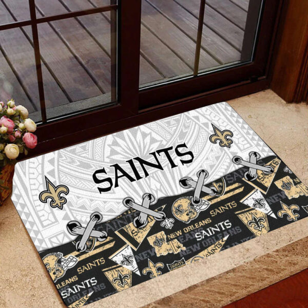 New Orleans Saints Doormat Home Decor 2025