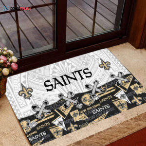 New Orleans Saints Doormat Home Decor 2025