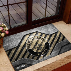 New Orleans Saints Doormat Home Decor 2025