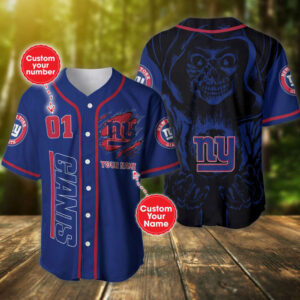New York Giants Baseball Jersey Custom Name And Number