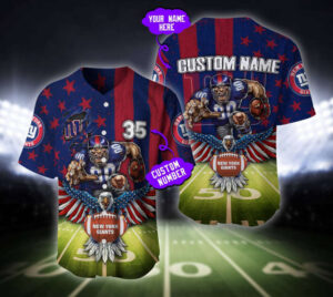 New York Giants Baseball Jersey Custom Name And Number