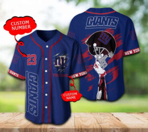New York Giants Baseball Jersey Personalized
