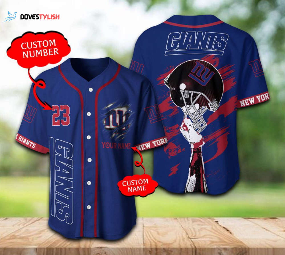 New York Giants Baseball Jersey Personalized New York Giants Baseball Jersey Personalized