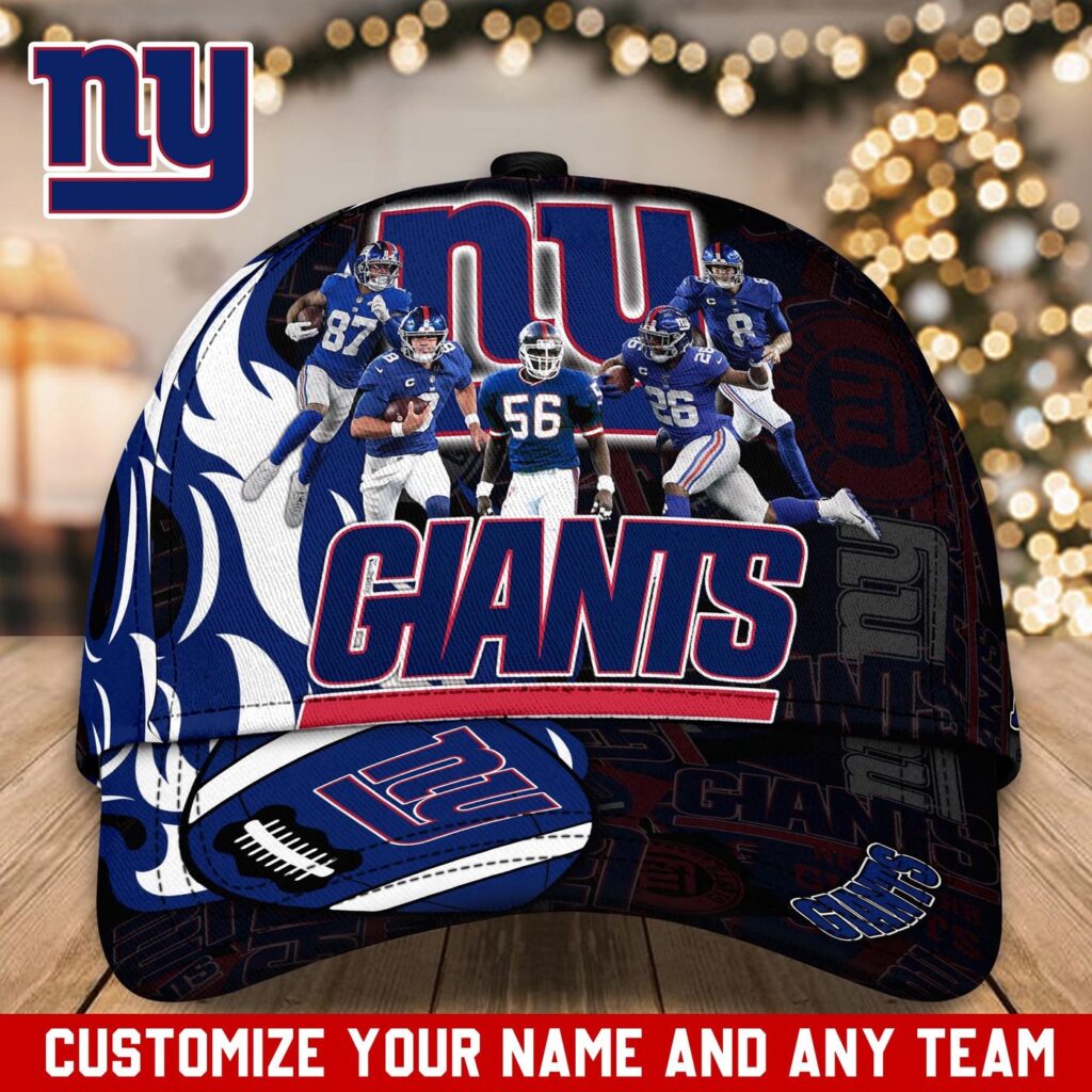 New York Giants NFL Classic CAP Hats For Fans Custom New York Giants NFL Classic CAP Hats For Fans Custom
