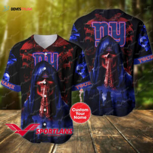 New York Giants Personalized Baseball Jersey