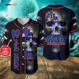 New York Giants Personalized Baseball Jersey