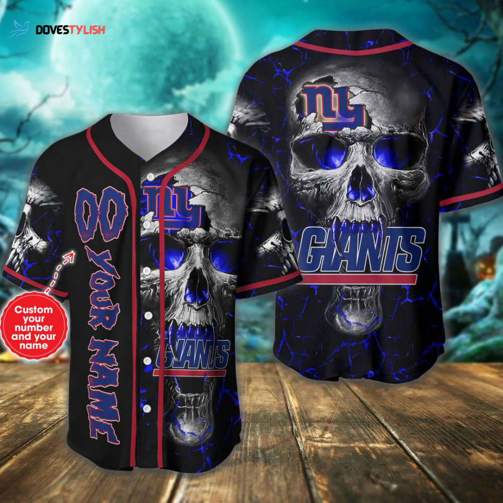 New York Giants Personalized Baseball Jersey New York Giants Personalized Baseball Jersey