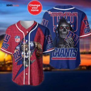 New York Giants Personalized Baseball Jersey