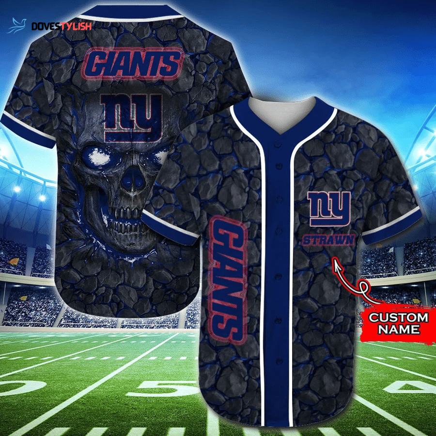 New York Giants Personalized Baseball Jersey New York Giants Personalized Baseball Jersey
