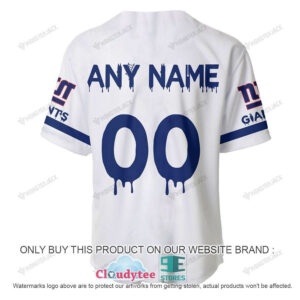 New York Giants Personalized Baseball Jersey