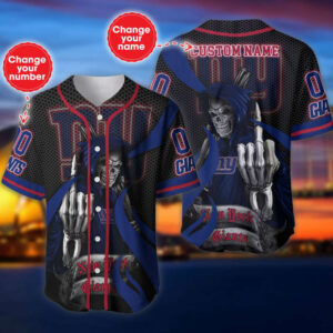 New York Giants Personalized Baseball Jersey