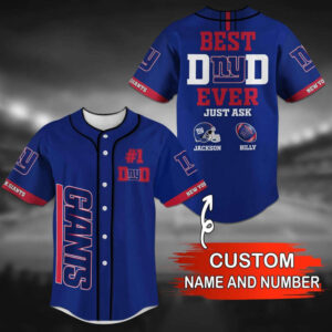 New York Giants Personalized Baseball Jersey