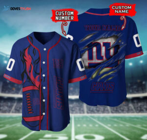 New York Giants Personalized Baseball Jersey