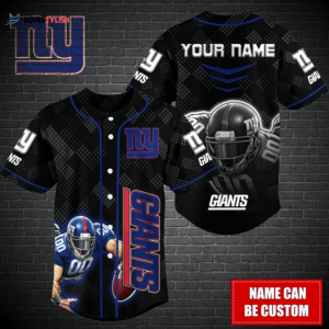 New York Giants Personalized Baseball Jersey