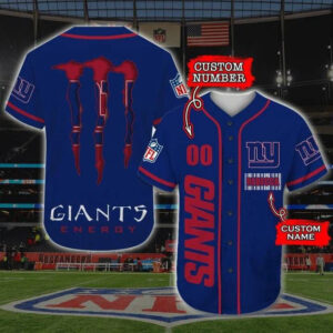 New York Giants Personalized Baseball Jersey