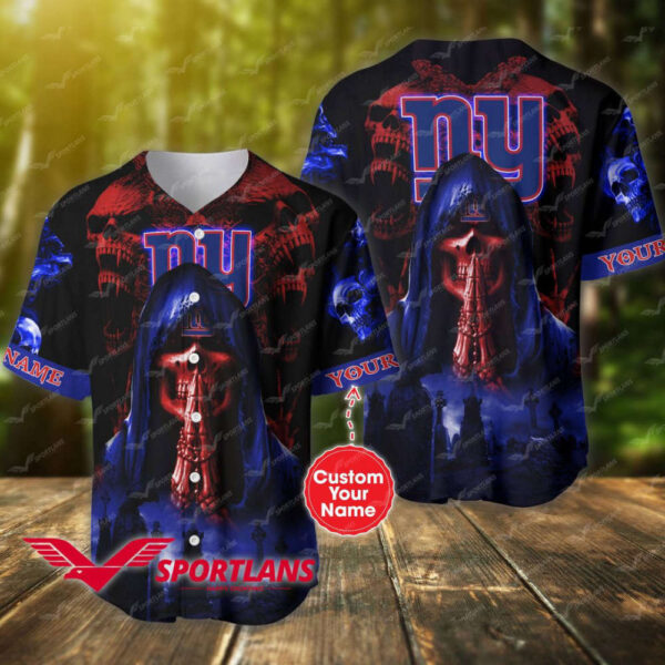 New York Giants Personalized Baseball Jersey