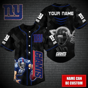 New York Giants Personalized Baseball Jersey